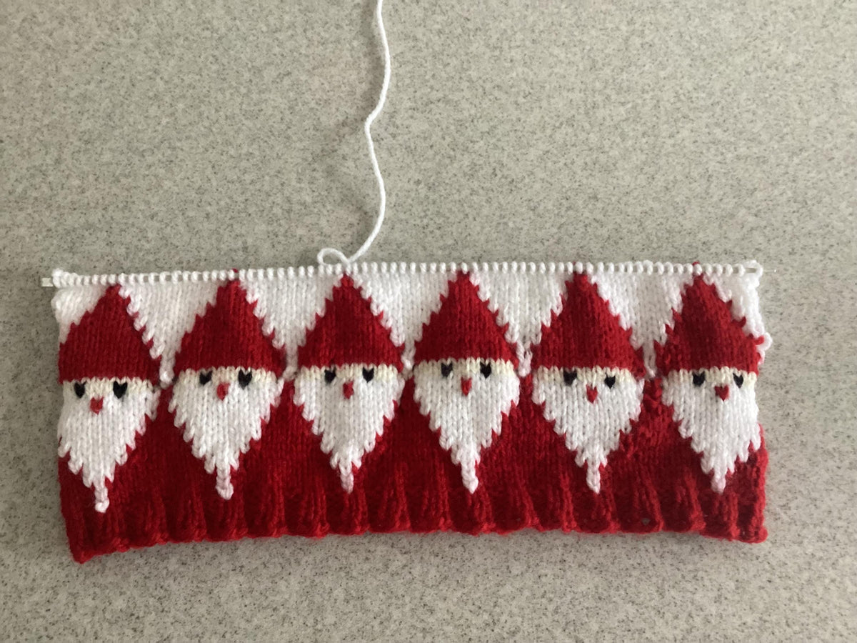 Santa Family Hat knitting pattern — view 02