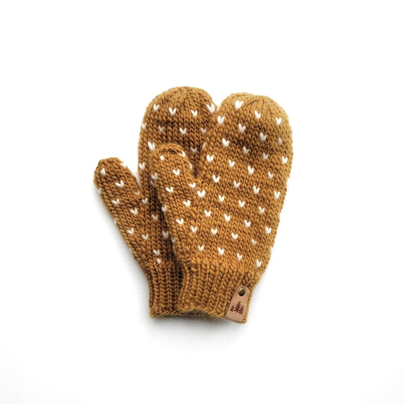Happy Heart Fair Isle Mittens — view 4