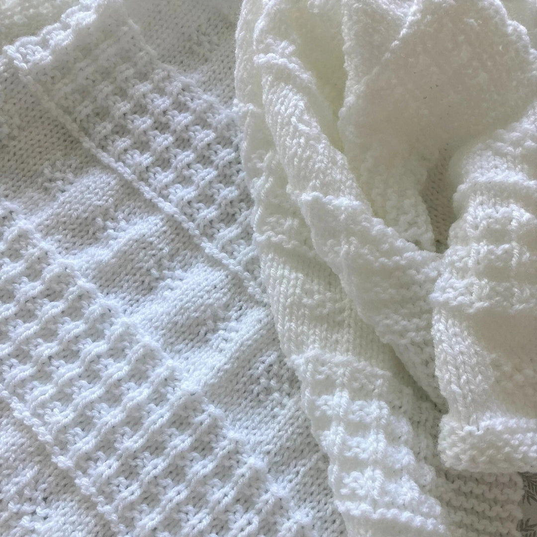 Serene Stria Blanket Knitting Pattern