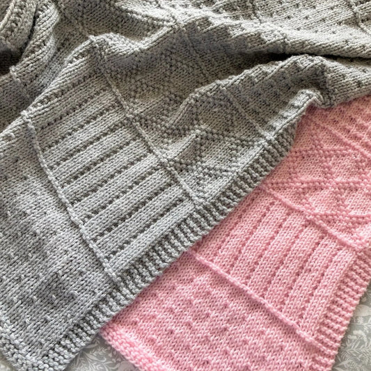 Storybook Patchwork Blanket Knitting Pattern