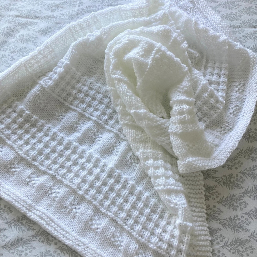 Serene Stria Blanket Knitting Pattern