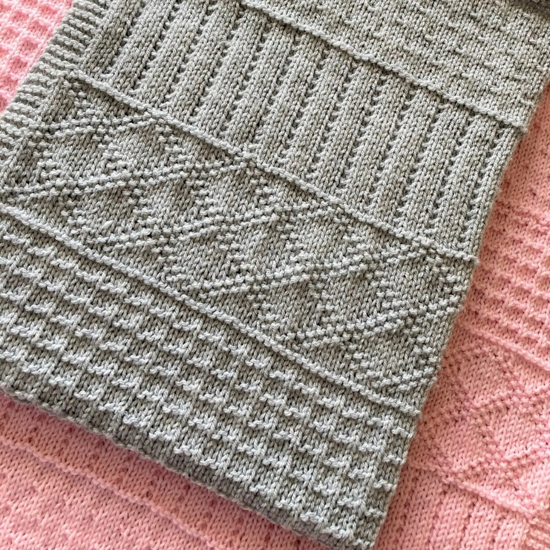 Storybook Patchwork Blanket Knitting Pattern