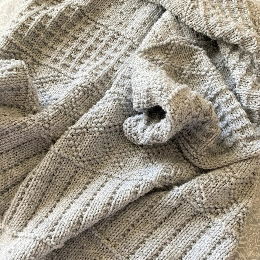 Storybook Patchwork Blanket Knitting Pattern