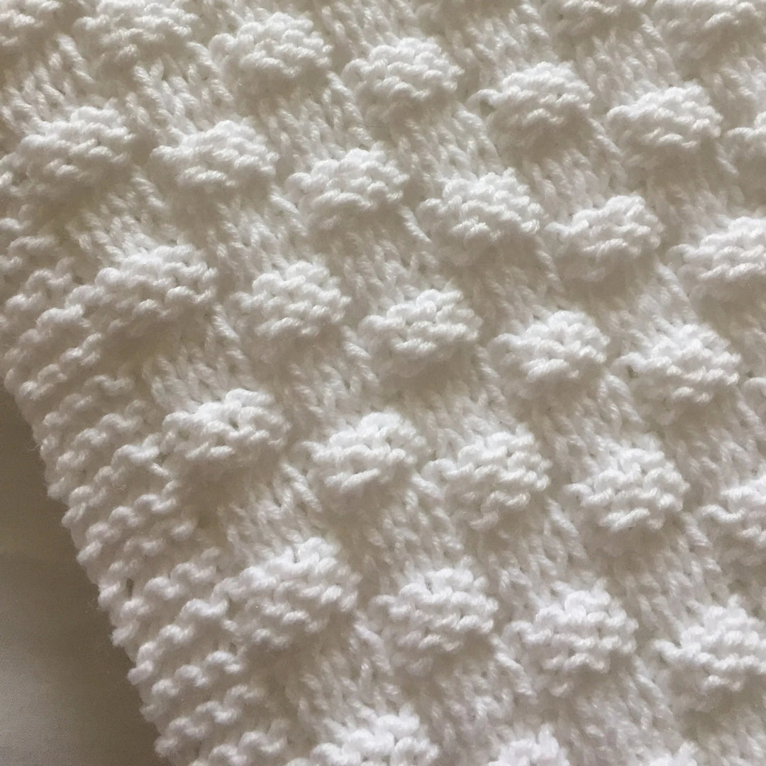 Whispering Baskets Blanket Knitting Pattern