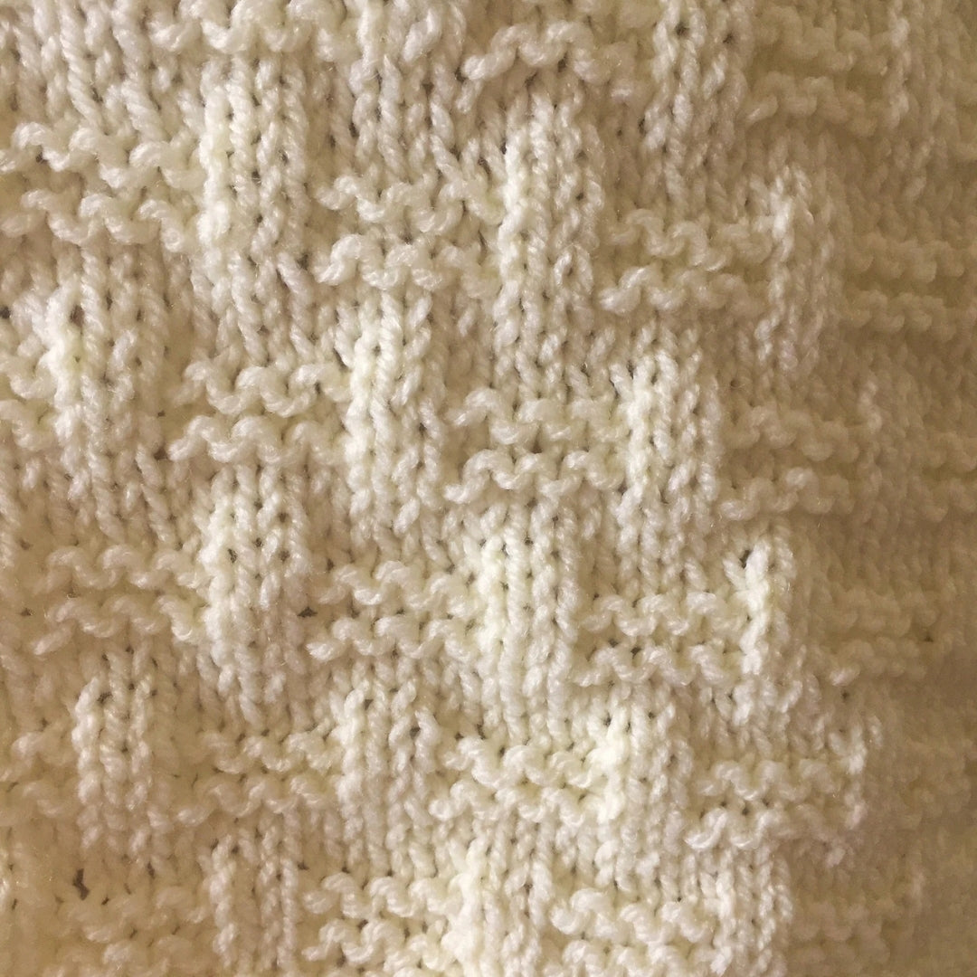 Gentle Lattice Throw Knitting Pattern