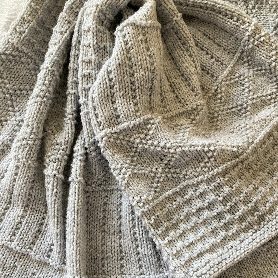 Storybook Patchwork Blanket Knitting Pattern