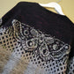 Moon Moth sweater knitting detail
