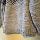 Moon Moth sweater knitting detail