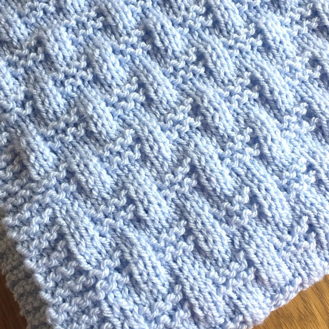 Gentle Lattice Throw Knitting Pattern