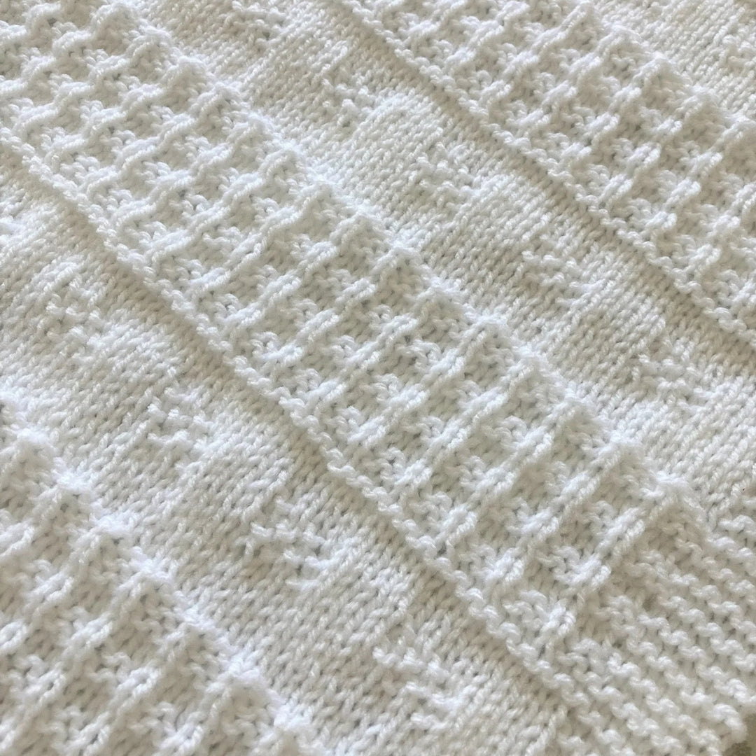 Serene Stria Blanket Knitting Pattern