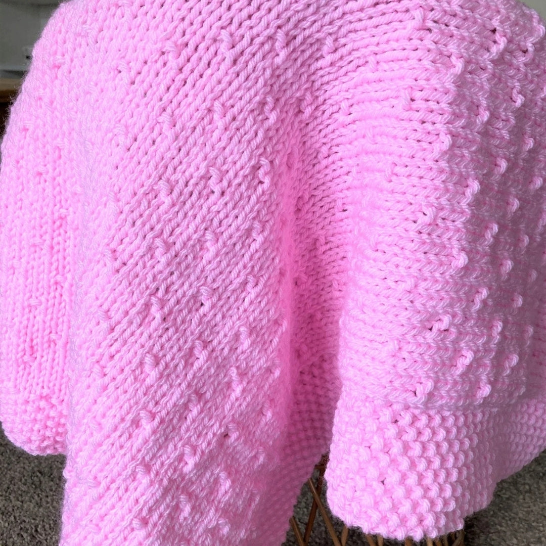 Forest Dew Blanket Knitting Pattern