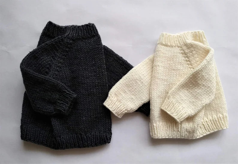 Calendula Top Down Sweater Knitting Pattern | 0-14 years