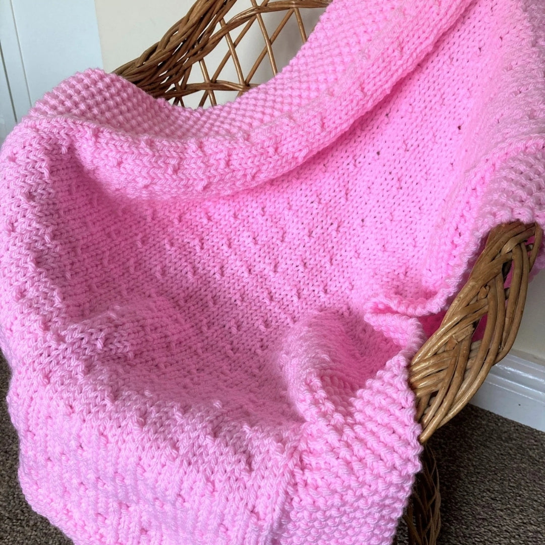 Forest Dew Blanket Knitting Pattern