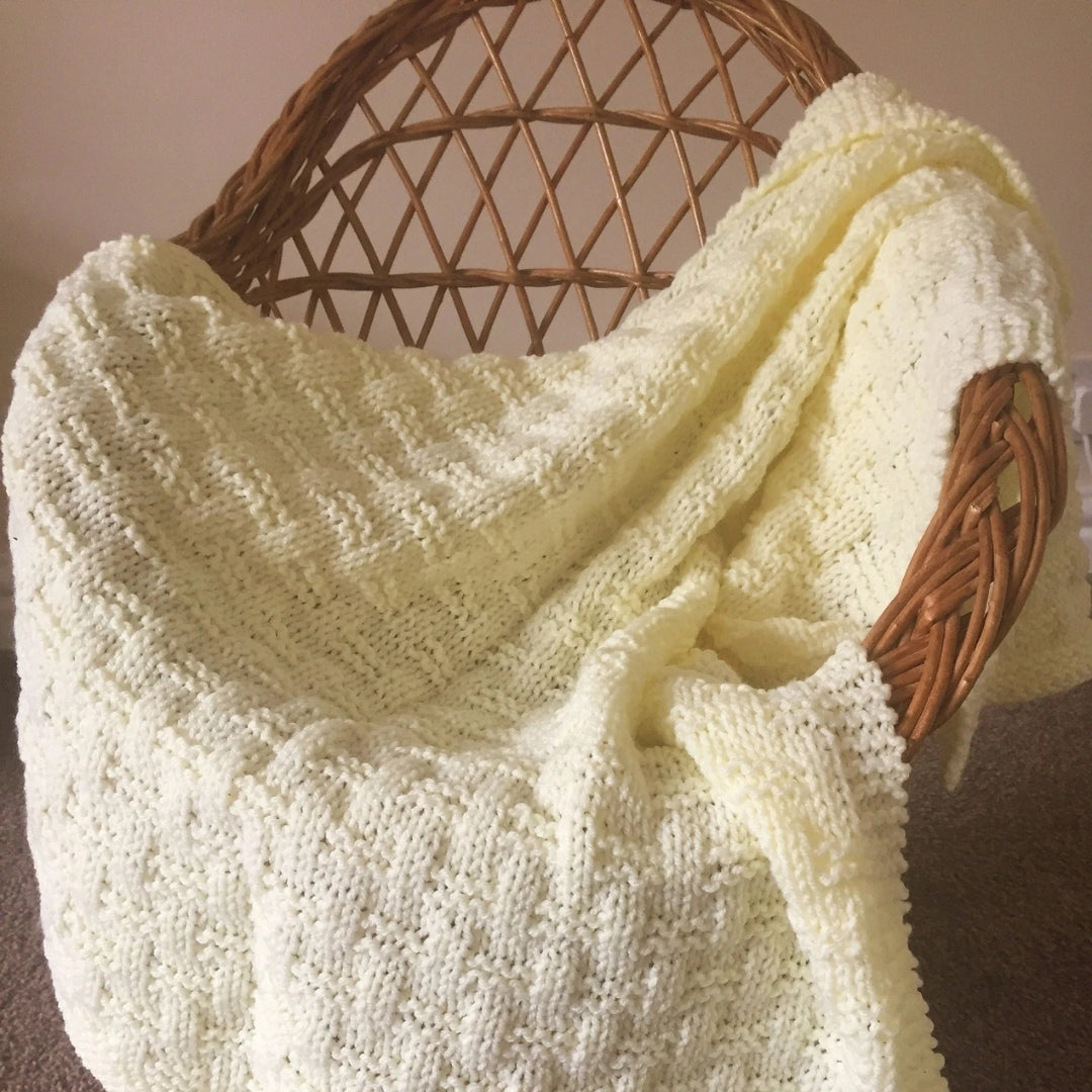 Gentle Lattice Throw Knitting Pattern