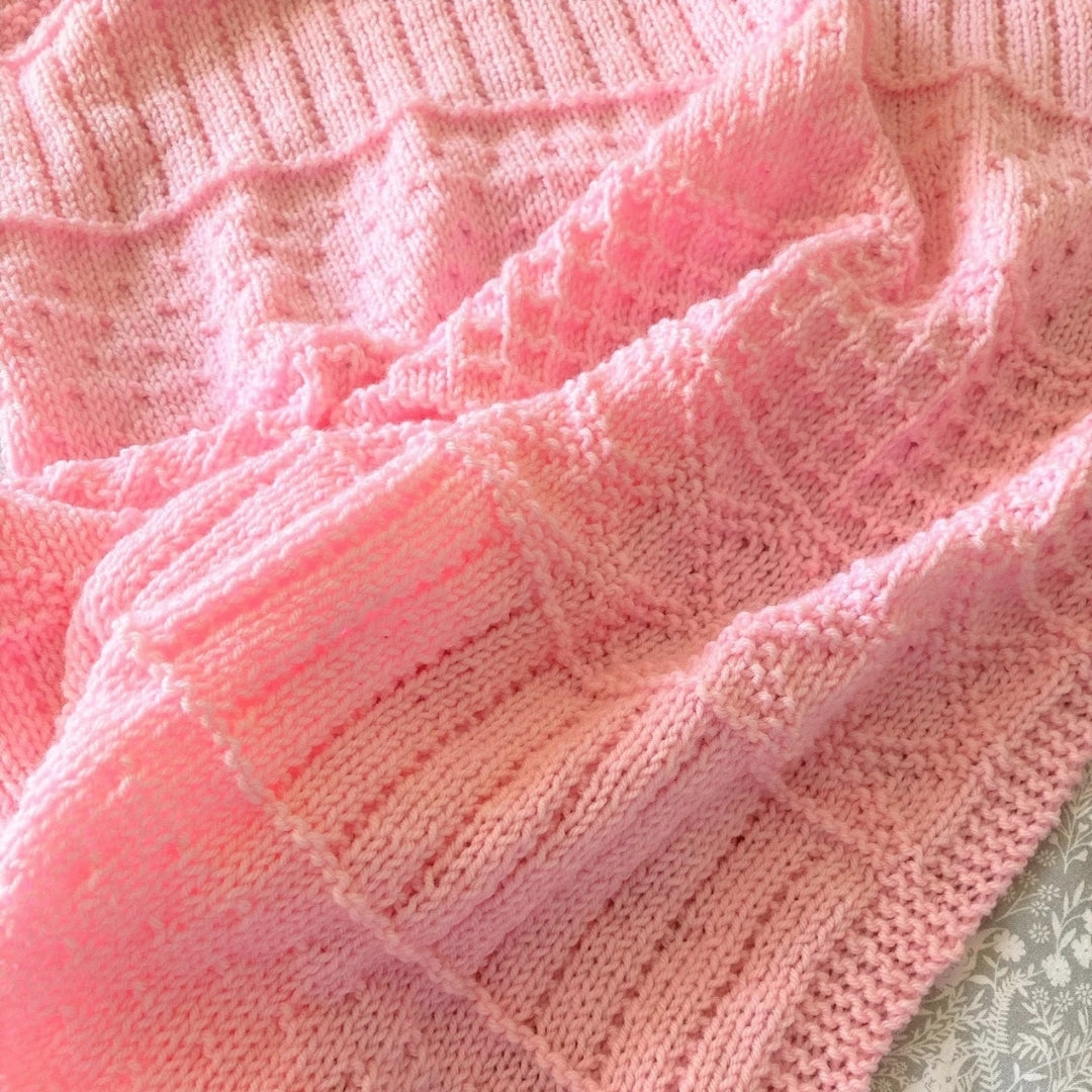 Storybook Patchwork Blanket Knitting Pattern