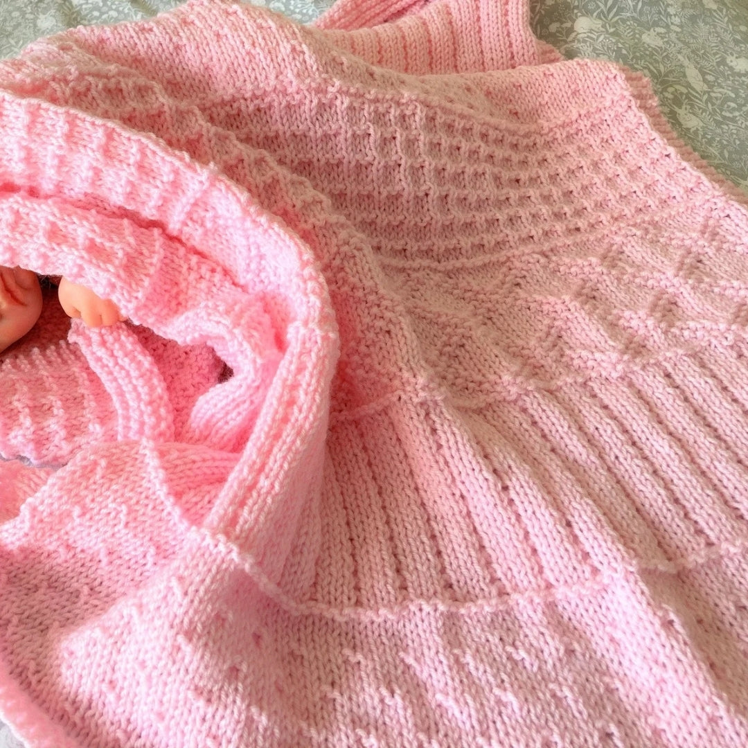 Storybook Patchwork Blanket Knitting Pattern