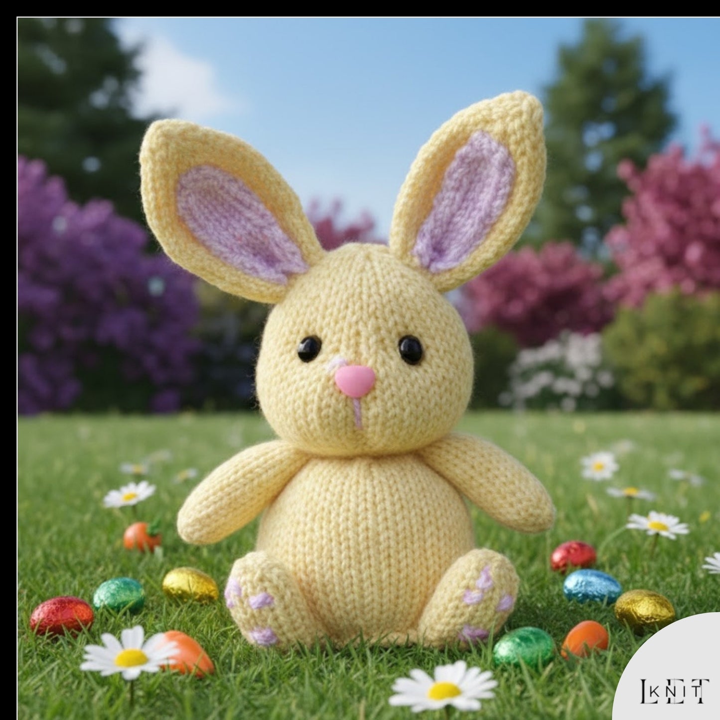 Soft Plush Bunny Toy Companion Knitting Pattern