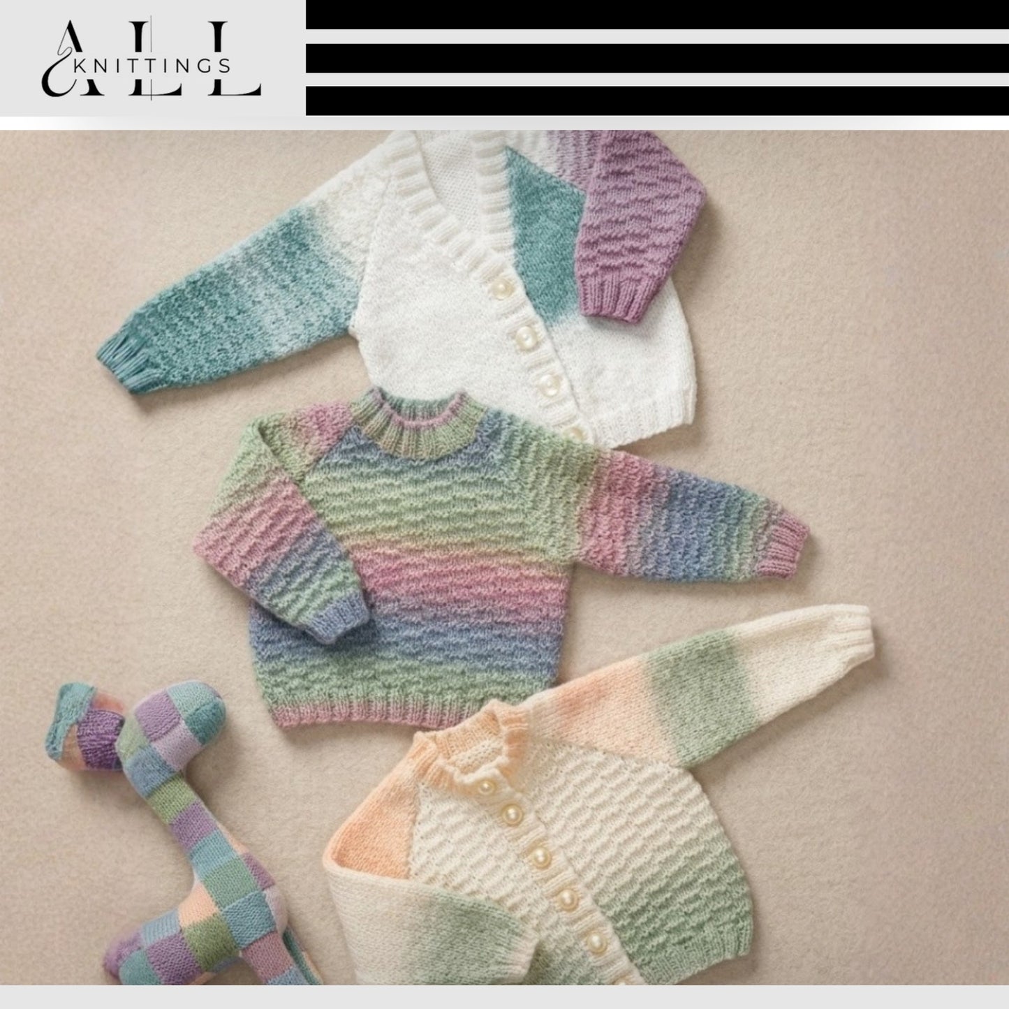 Cozy Colorwork Baby Sweater Knitting Pattern