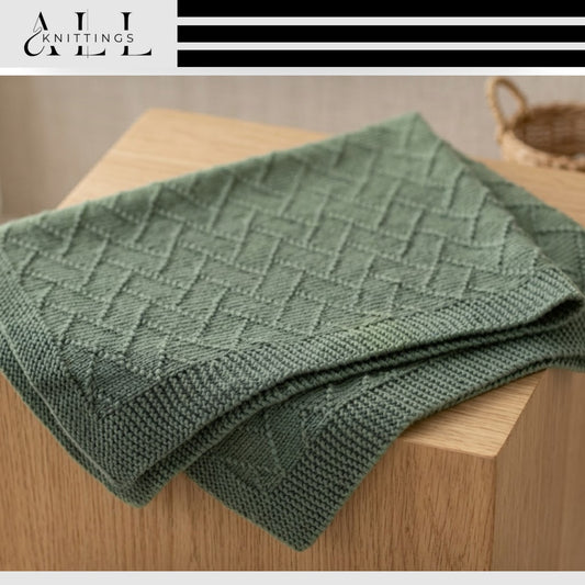 Meadow Soothe Coverlet Knitting Pattern