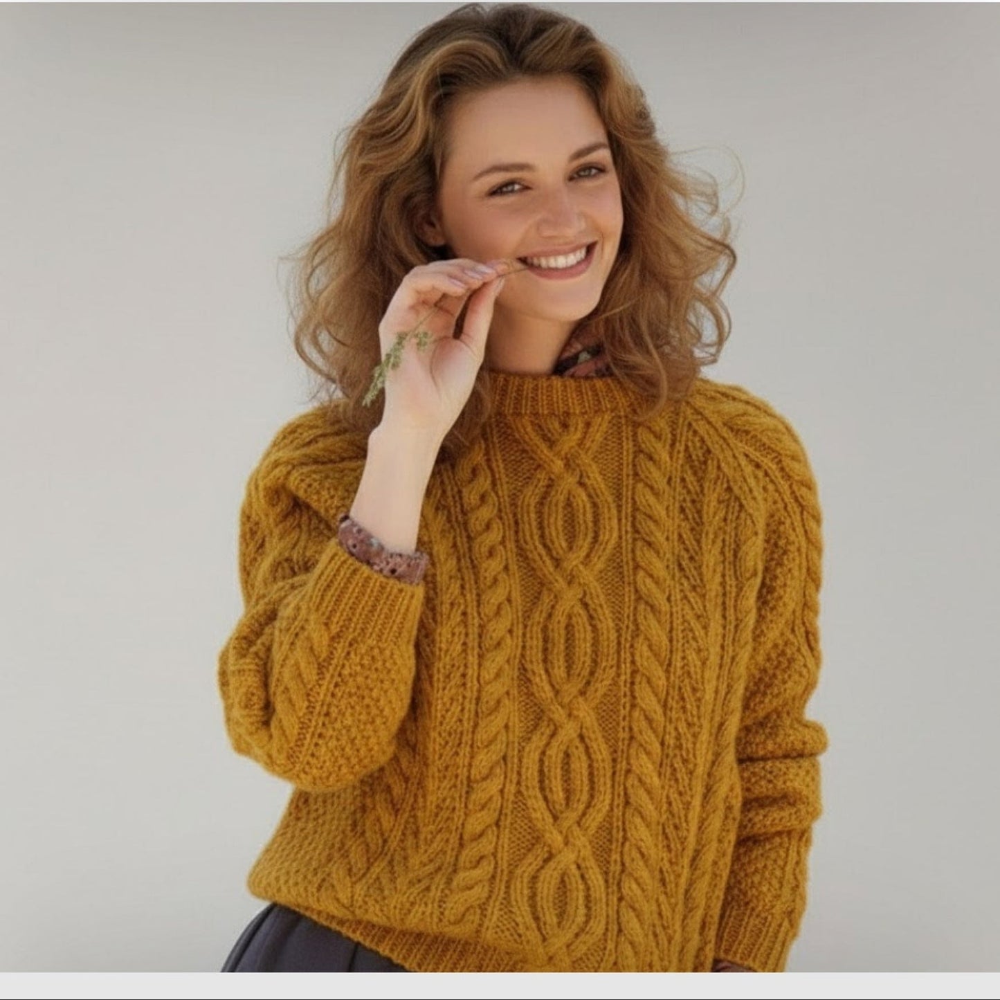 Comfy Twisted Cable Styled Pullover