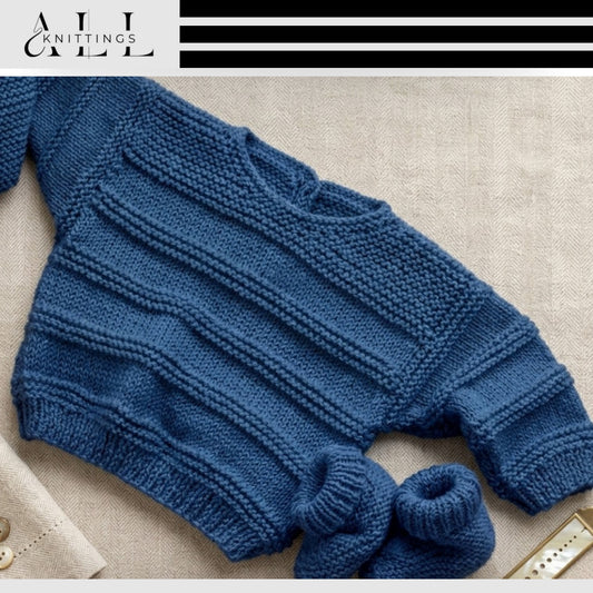 Gentle Everyday Buttoned Toddler Cardigan Knitting Pattern