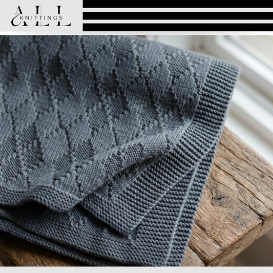 Heritage Lattice Coverlet Knitting Pattern