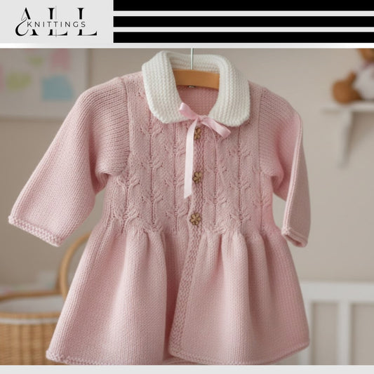 Little Princess Classy Dress Knitting Pattern