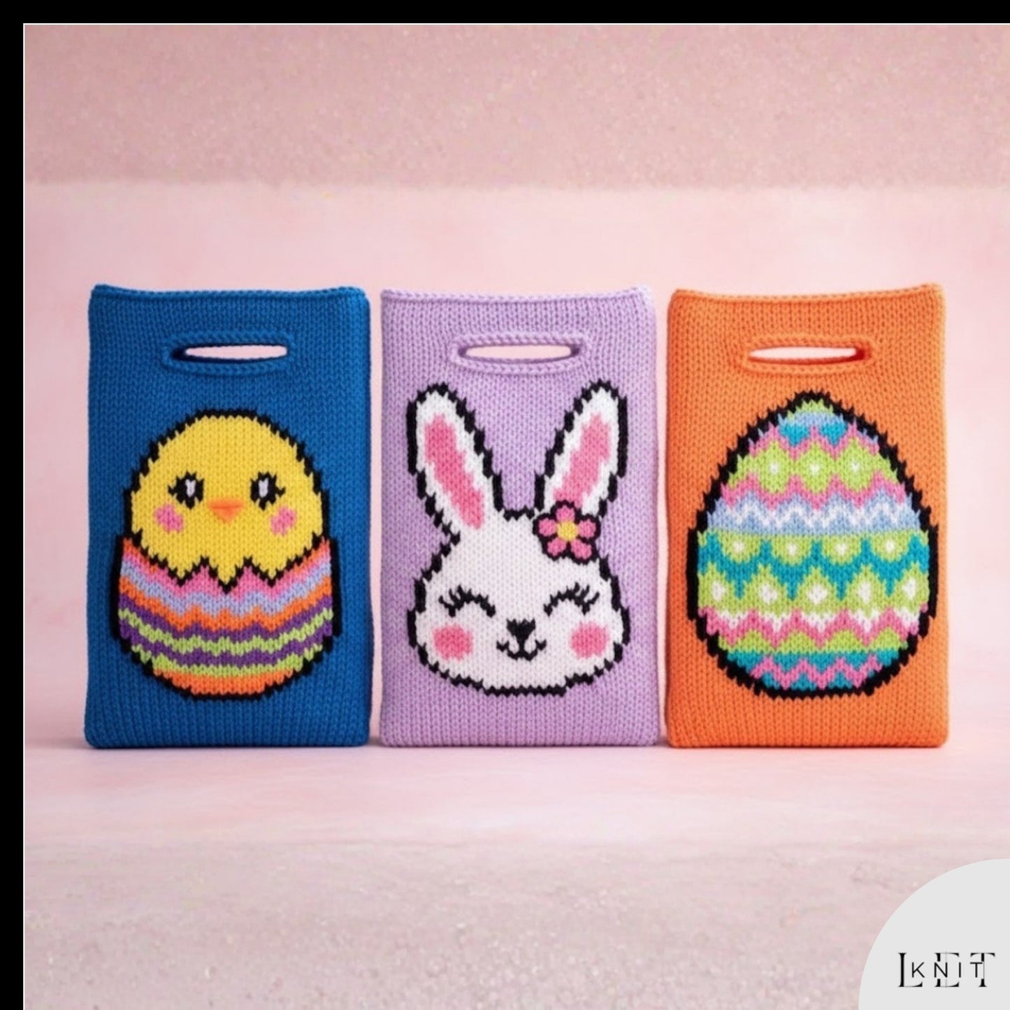 Easter Treat Holder Knit Bag Knitting Pattern