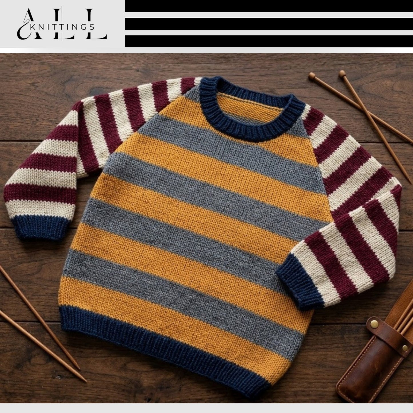 Playful Little Stripe Pullover Knitting Pattern