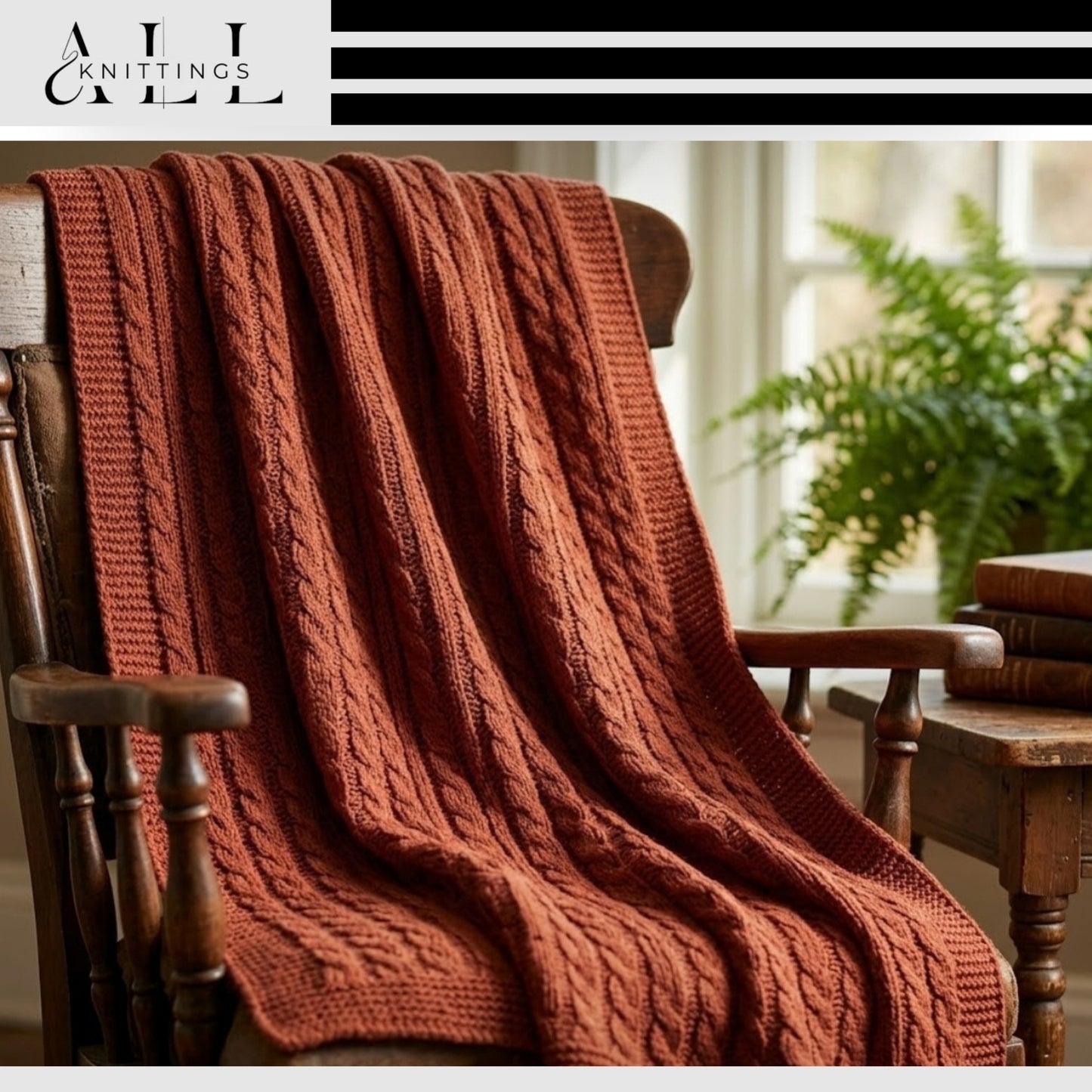 Knit Purl Baby Blanket Knitting Pattern