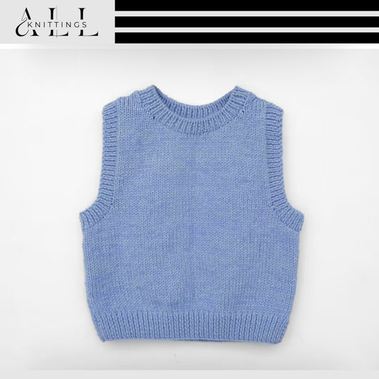 Elegant Textured Summer Blouse Knitting Pattern