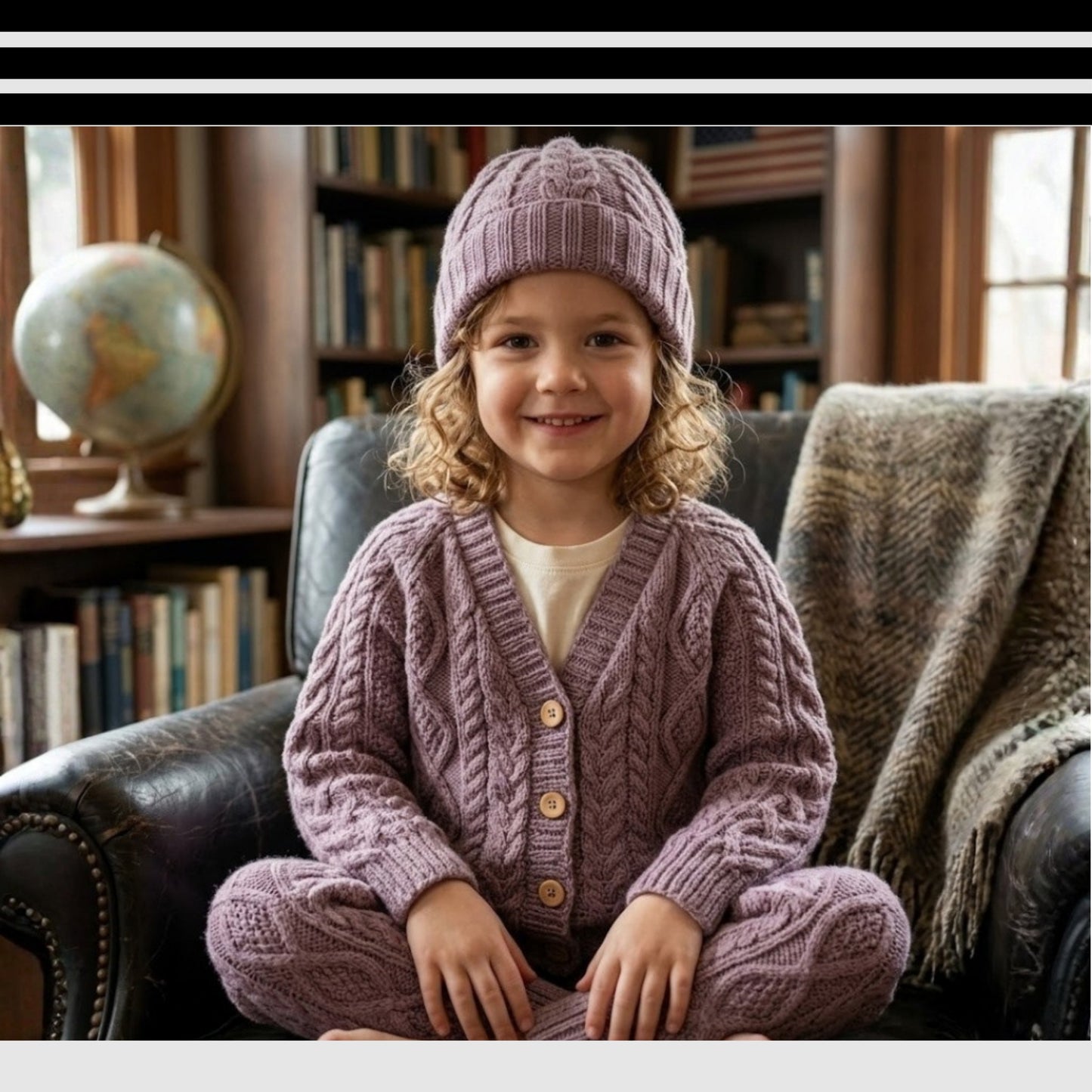 Sweet Buttoned Baby Cardigan Knitting Pattern