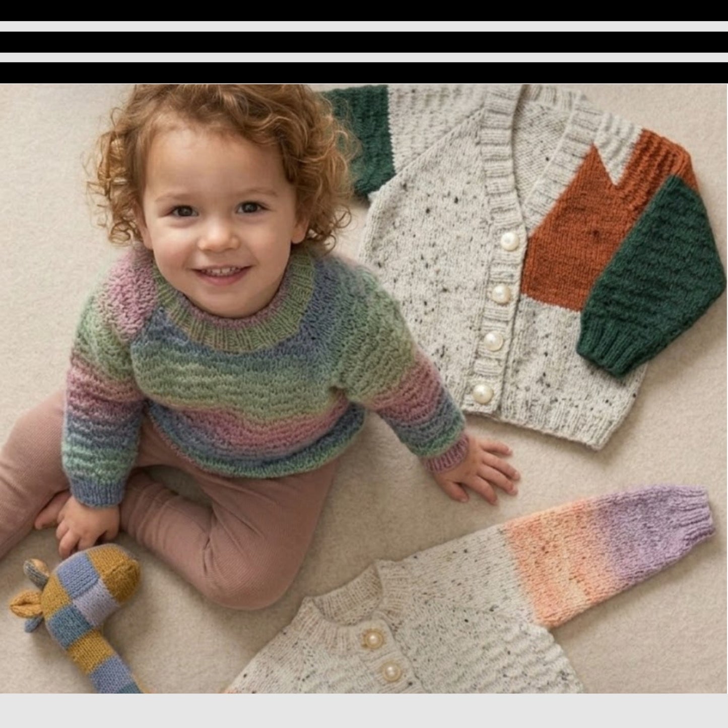 Cozy Colorwork Baby Sweater Knitting Pattern