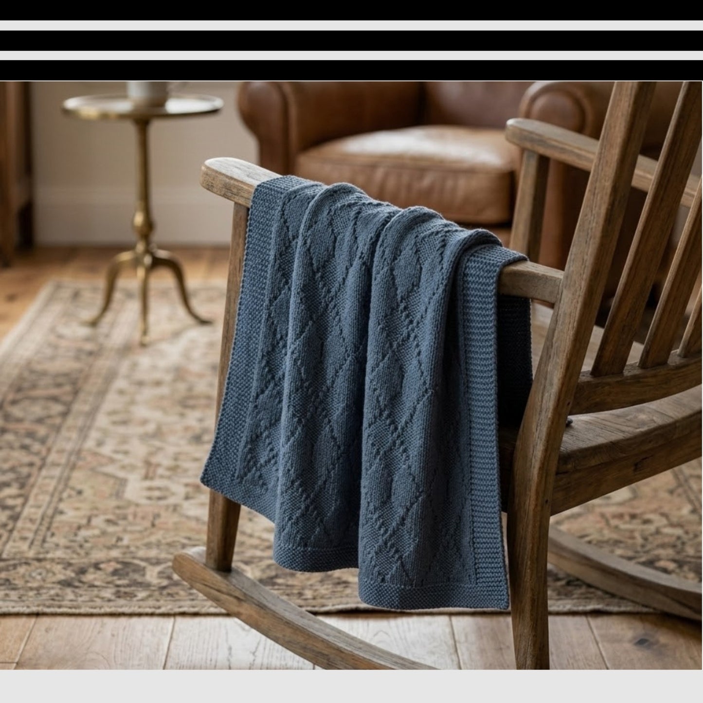 Heritage Lattice Coverlet Knitting Pattern
