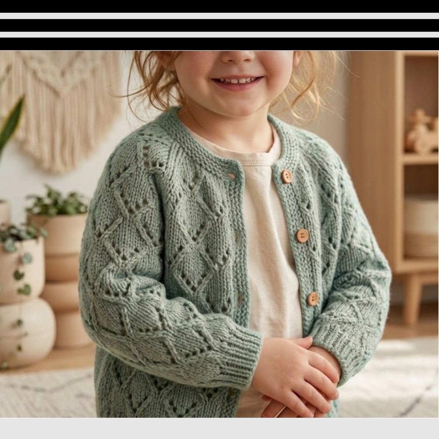 Gentle Textured Baby Cardigan Knitting Pattern