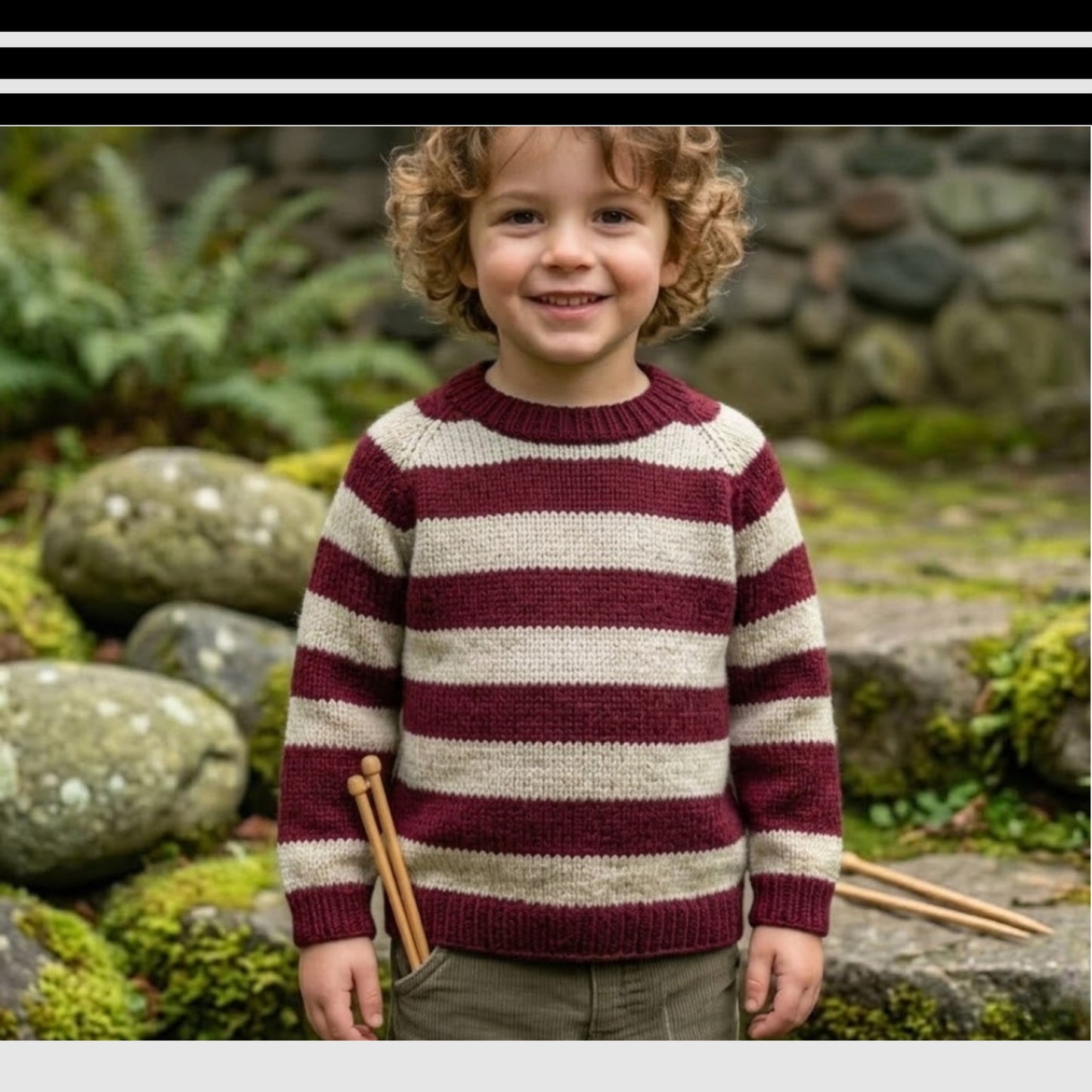 Playful Little Stripe Pullover Knitting Pattern