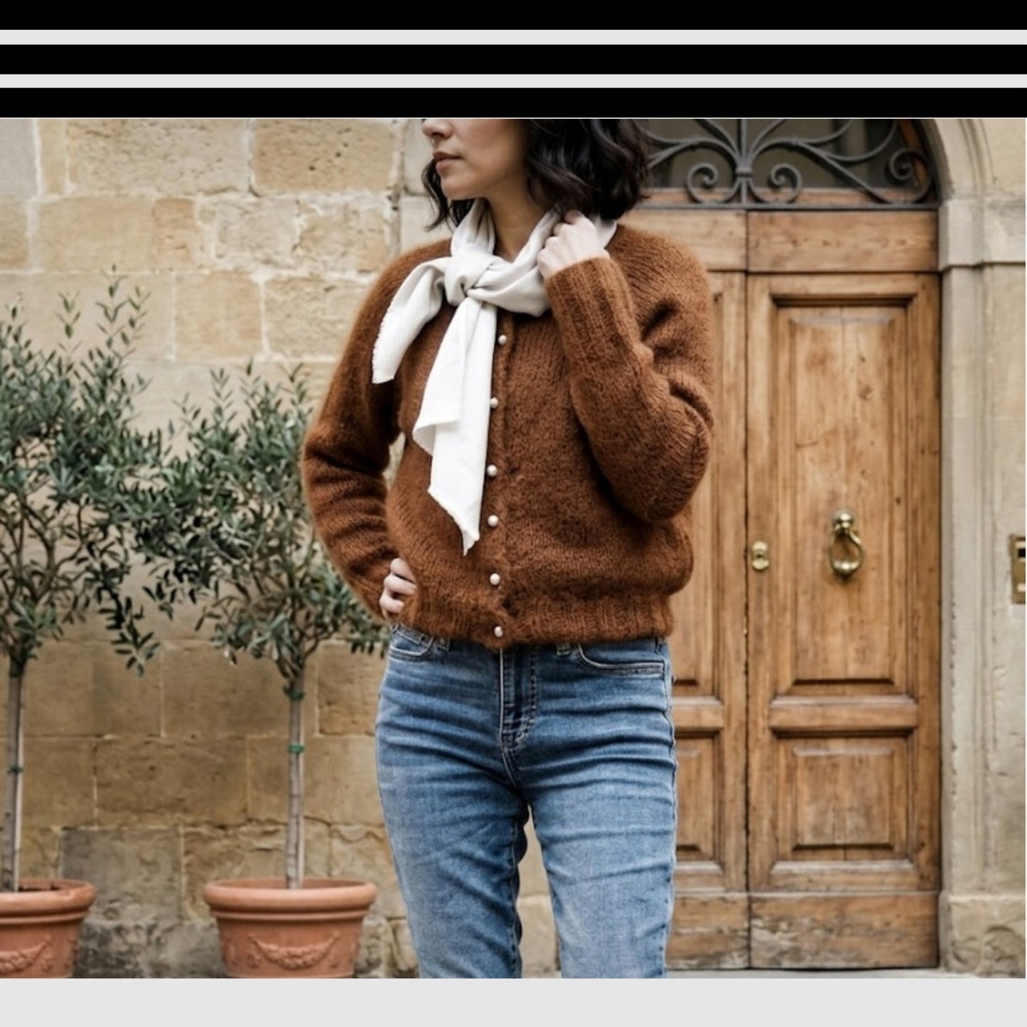 Soft Mohair Raglan Cardigan Knitting Pattern