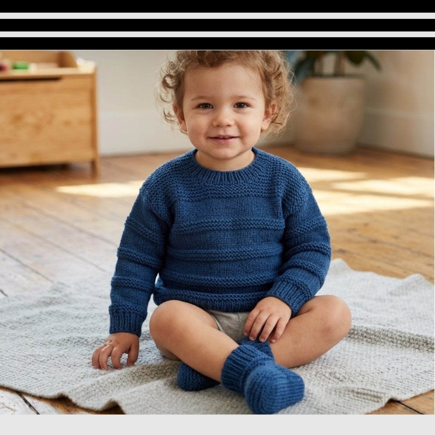 Gentle Everyday Buttoned Toddler Cardigan Knitting Pattern