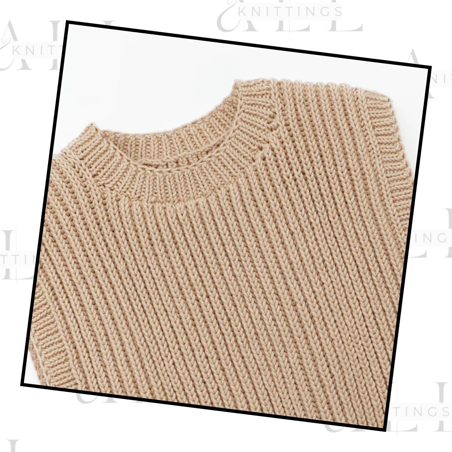 Airy Lightweight Festival Top Knitting Pattern
