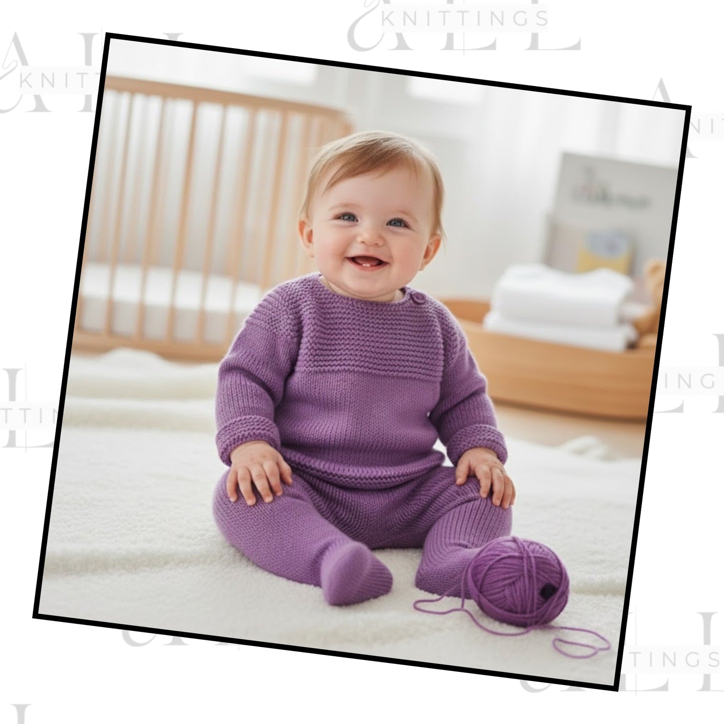 Unisex Very Easy Full Set Little Outfit Knitting Pattern