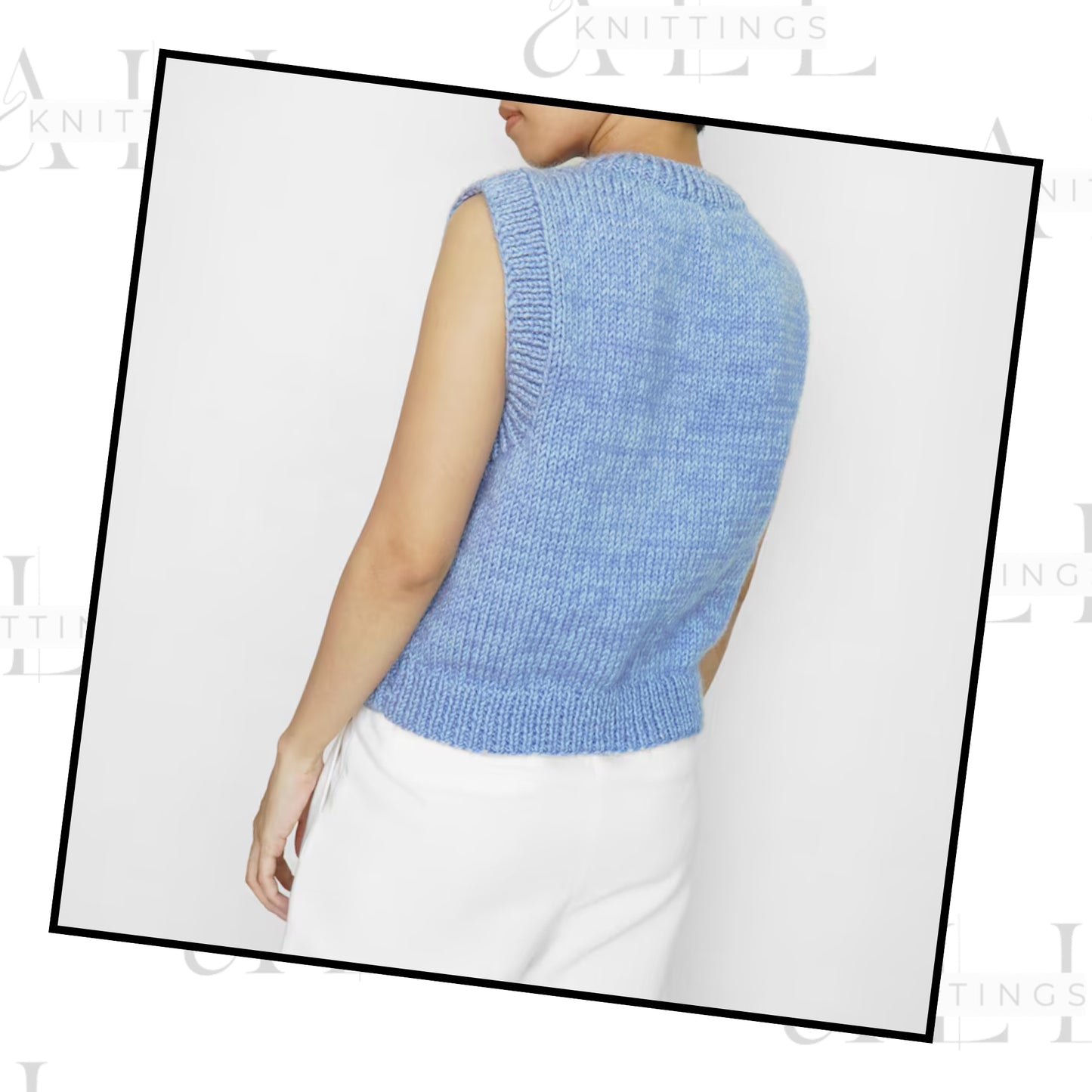 Elegant Textured Summer Blouse Knitting Pattern