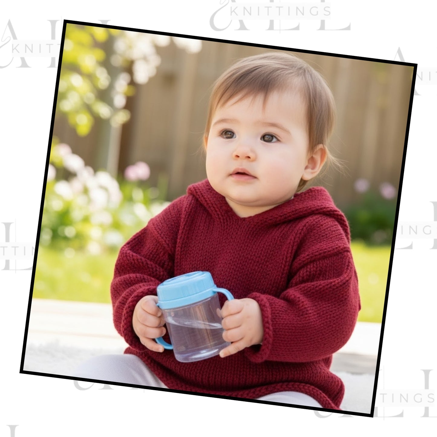 Unisex Little Hoodie Sweater Knitting Pattern