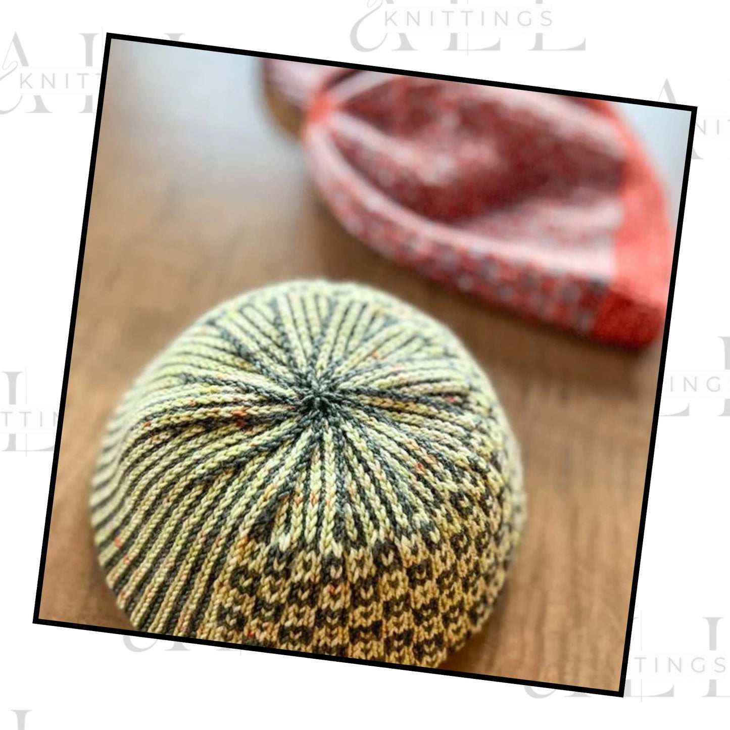Textured Minimalist Beanie Knitting Pattern