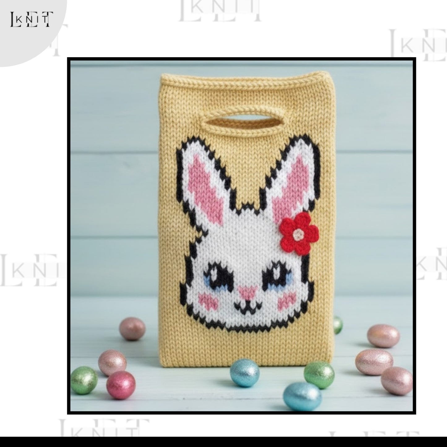 Easter Treat Holder Knit Bag Knitting Pattern