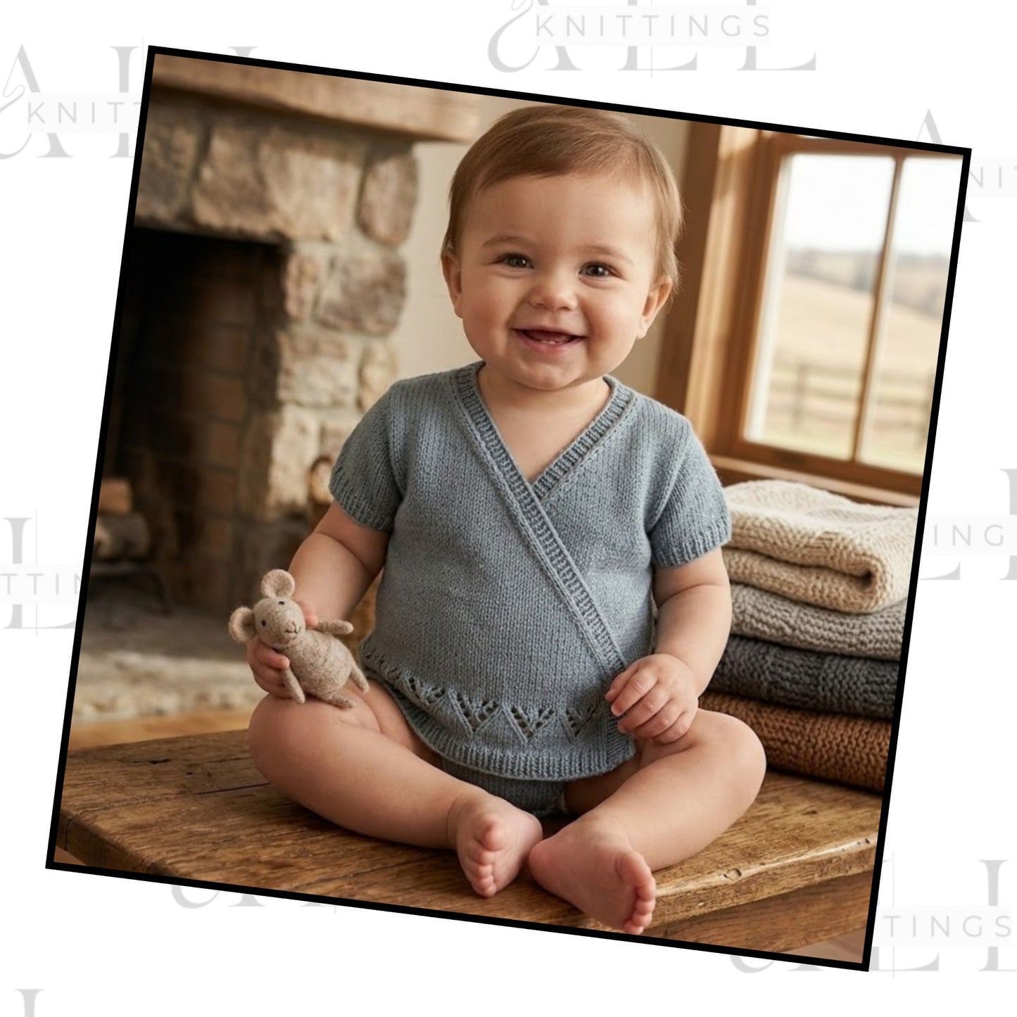 Modern Structured Knitwear Top Knitting Pattern
