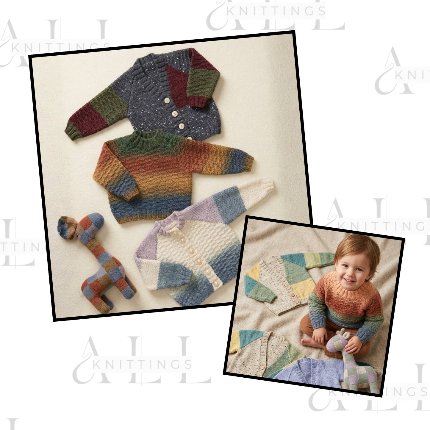 Cozy Colorwork Baby Sweater Knitting Pattern