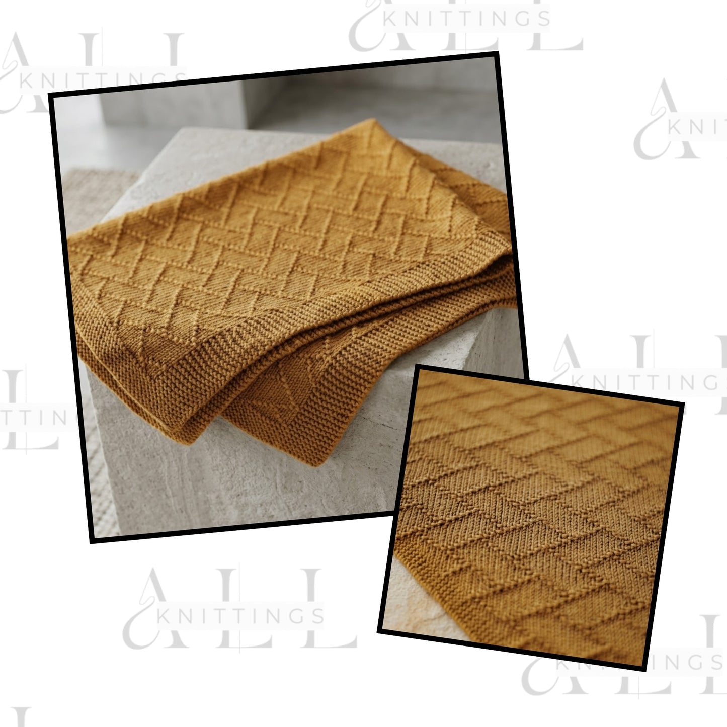 Meadow Soothe Coverlet Knitting Pattern