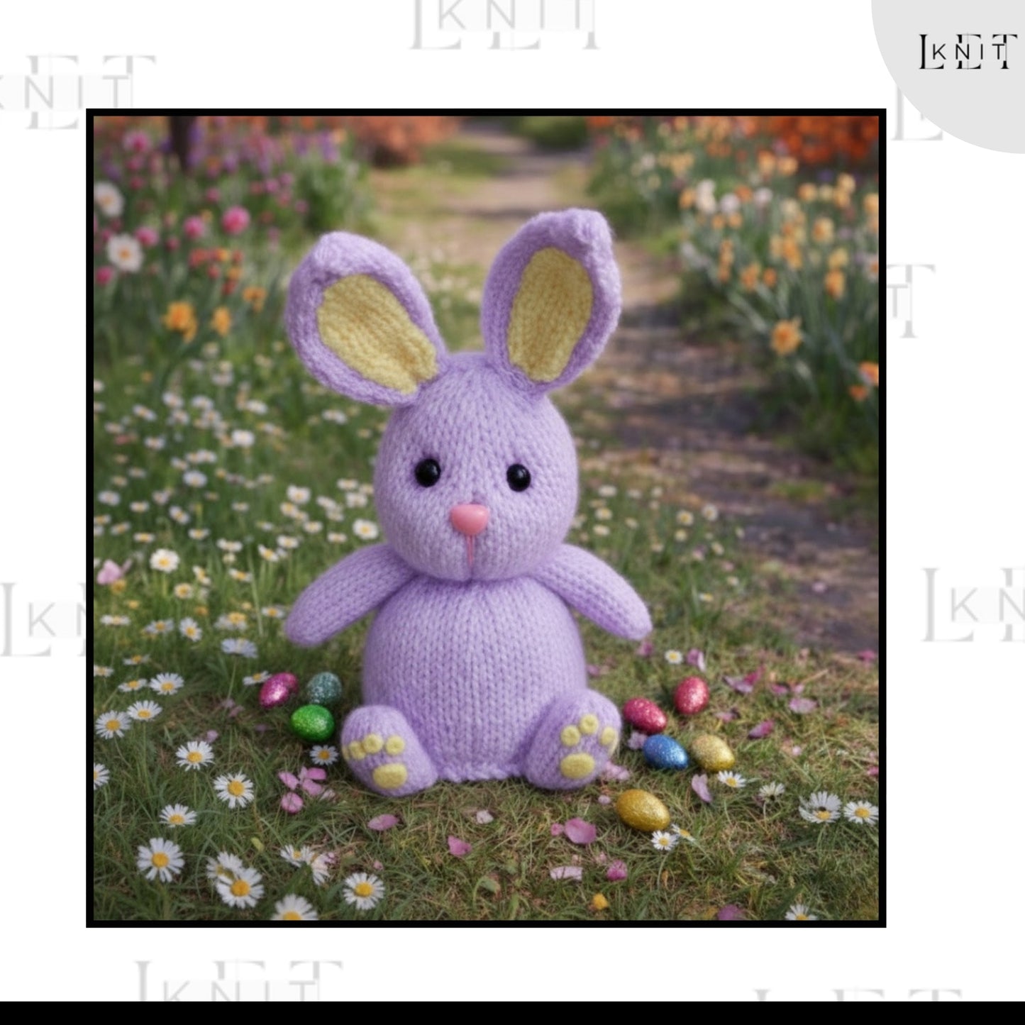 Soft Plush Bunny Toy Companion Knitting Pattern