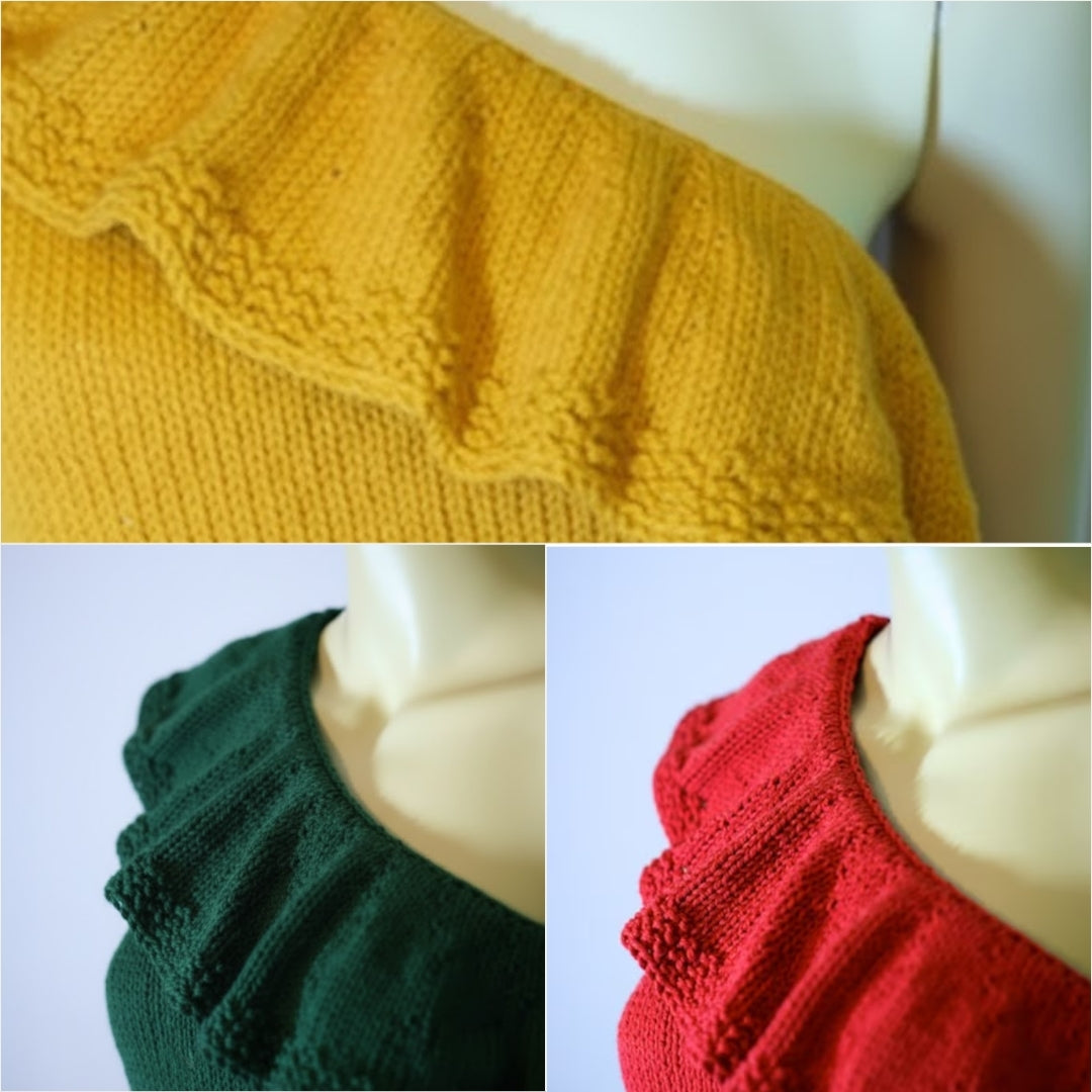 Asymmetrical Statement Top Advanced Knitting Pattern