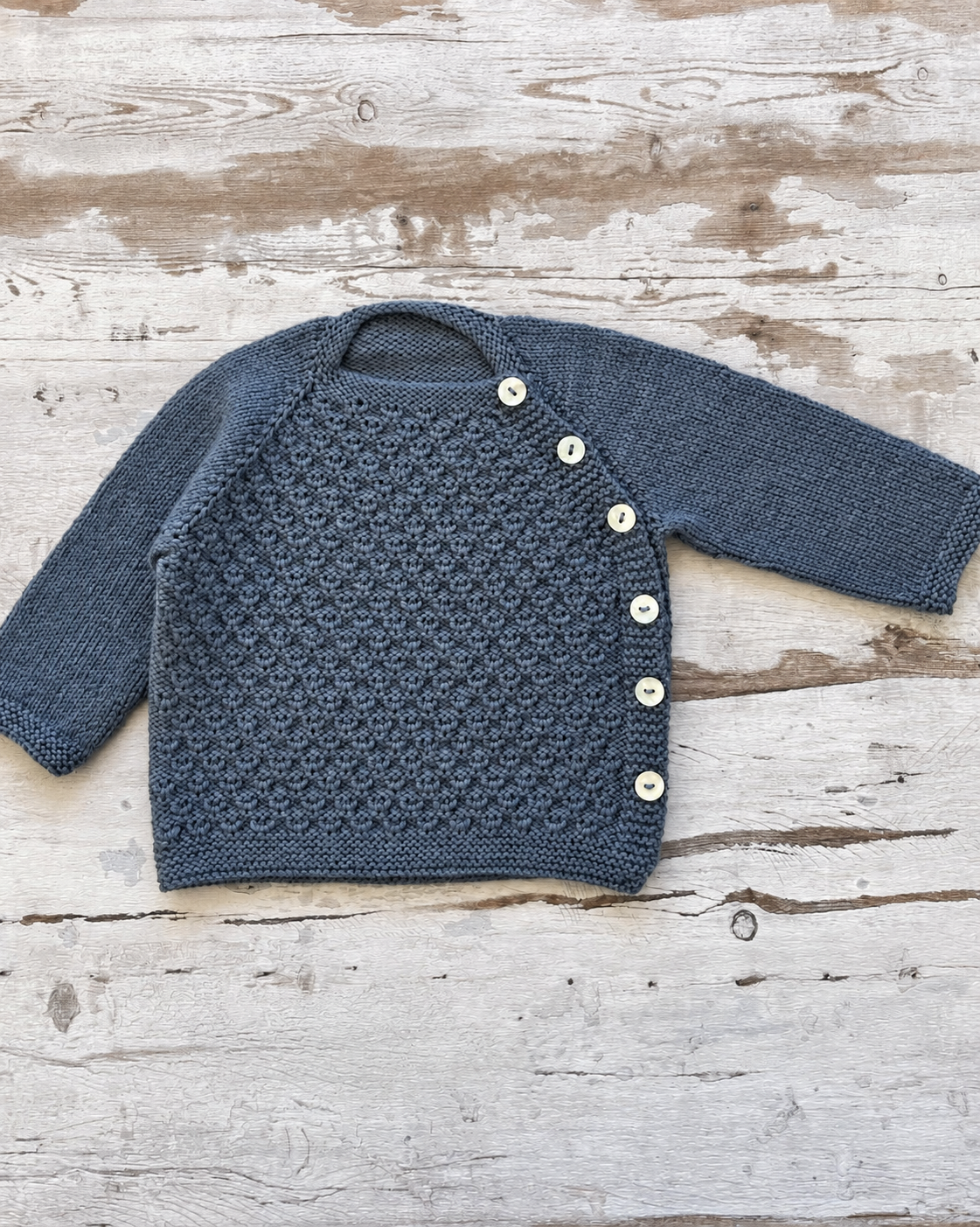 Sweet Little Baby Pullover Knitting Pattern